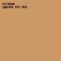 #CC9966 - Whiskey Color Image