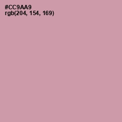 #CC9AA9 - Careys Pink Color Image