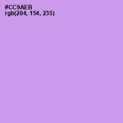 #CC9AEB - Light Wisteria Color Image