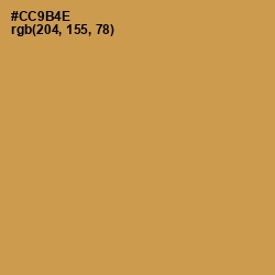 #CC9B4E - Tussock Color Image