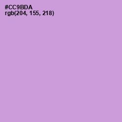 #CC9BDA - Light Wisteria Color Image