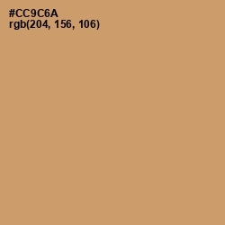 #CC9C6A - Whiskey Color Image