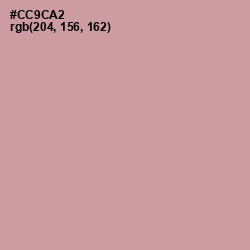 #CC9CA2 - Careys Pink Color Image
