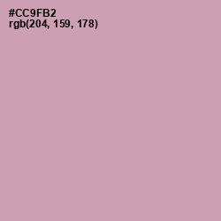#CC9FB2 - Careys Pink Color Image