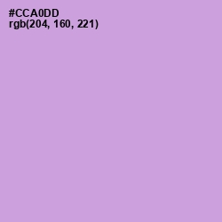#CCA0DD - Light Wisteria Color Image