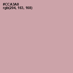 #CCA3A8 - Clam Shell Color Image