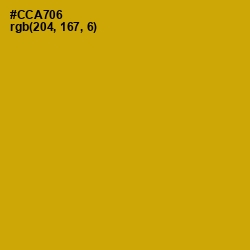 #CCA706 - Buddha Gold Color Image