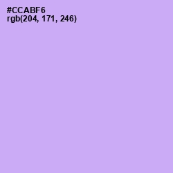 #CCABF6 - Perfume Color Image