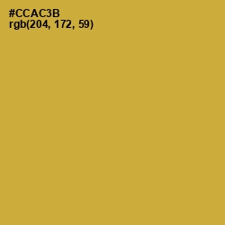 #CCAC3B - Old Gold Color Image