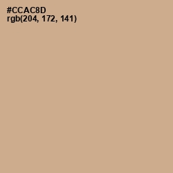 #CCAC8D - Tan Color Image
