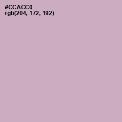 #CCACC0 - Lilac Color Image