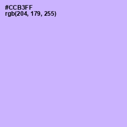 #CCB3FF - Perfume Color Image