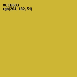 #CCB633 - Old Gold Color Image