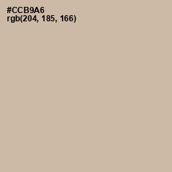 #CCB9A6 - Coral Reef Color Image