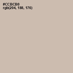 #CCBCB0 - Cold Turkey Color Image