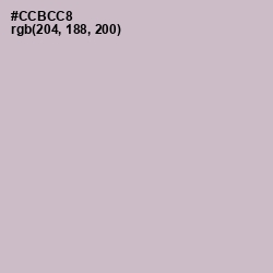 #CCBCC8 - Pale Slate Color Image
