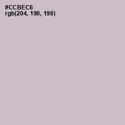 #CCBEC6 - Pale Slate Color Image