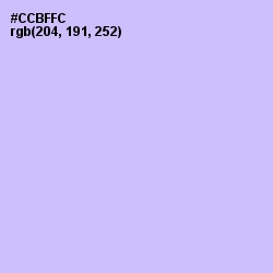 #CCBFFC - Perfume Color Image