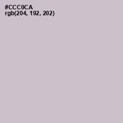 #CCC0CA - Pumice Color Image
