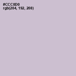 #CCC0D0 - Ghost Color Image