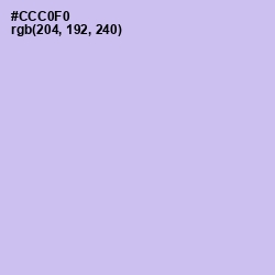 #CCC0F0 - Melrose Color Image