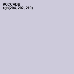 #CCCADB - Ghost Color Image