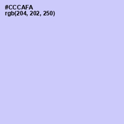 #CCCAFA - Periwinkle Color Image