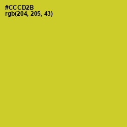 #CCCD2B - Pear Color Image