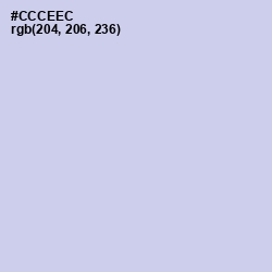 #CCCEEC - Periwinkle Gray Color Image