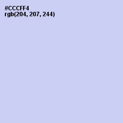 #CCCFF4 - Periwinkle Color Image