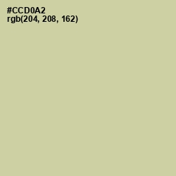 #CCD0A2 - Thistle Green Color Image