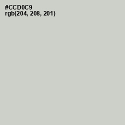 #CCD0C9 - Sea Mist Color Image