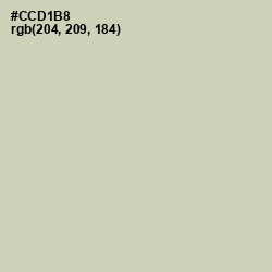 #CCD1B8 - Green Mist Color Image
