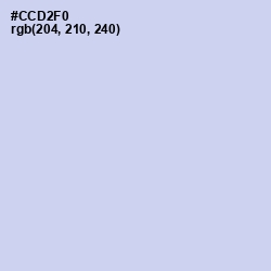 #CCD2F0 - Tropical Blue Color Image