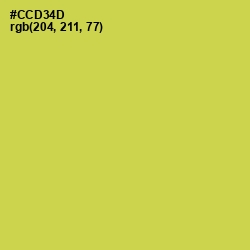 #CCD34D - Wattle Color Image