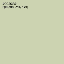 #CCD3B0 - Green Mist Color Image