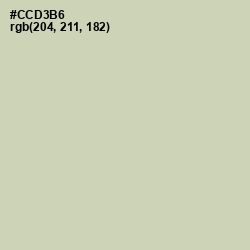 #CCD3B6 - Green Mist Color Image