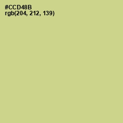 #CCD48B - Pine Glade Color Image