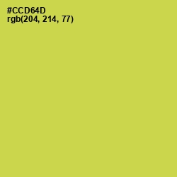 #CCD64D - Wattle Color Image