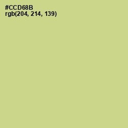 #CCD68B - Pine Glade Color Image