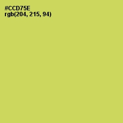 #CCD75E - Wattle Color Image