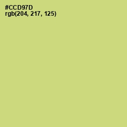 #CCD97D - Chenin Color Image