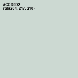 #CCD9D2 - Conch Color Image