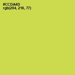 #CCDA4D - Wattle Color Image