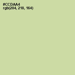 #CCDAA4 - Green Mist Color Image