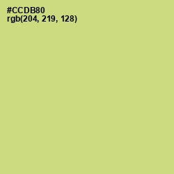 #CCDB80 - Pine Glade Color Image