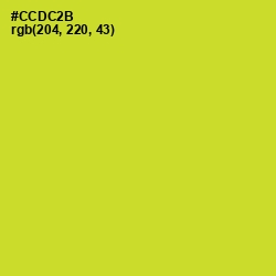 #CCDC2B - Pear Color Image