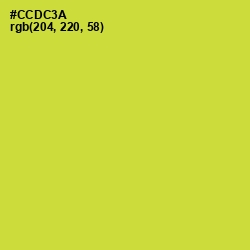 #CCDC3A - Pear Color Image