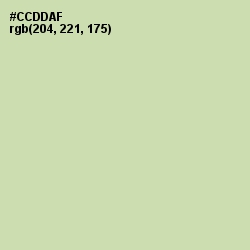 #CCDDAF - Green Mist Color Image