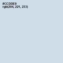 #CCDDE9 - Botticelli Color Image